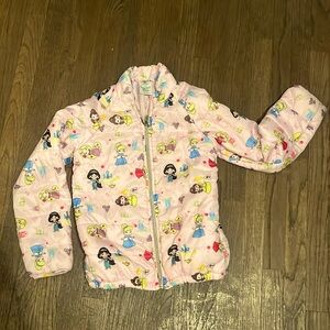 Disney princess jacket size 7/8 for girls